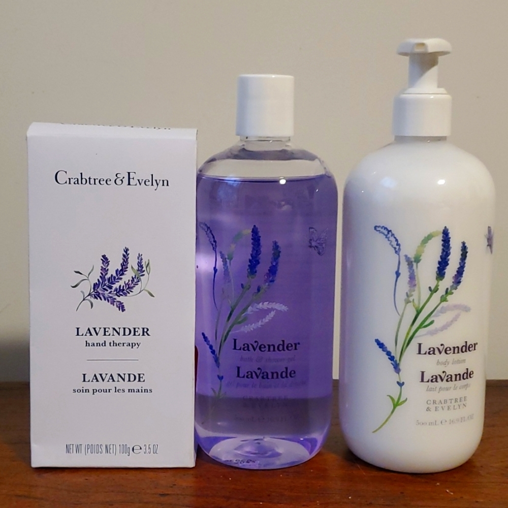 Crabtree & Evelyn lavender set